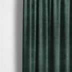 Kansas Distressed Ocean Blue Coloured Velour Velvet Upholstery Curtains Fabric - Made To Measure Curtains