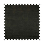 Kansas Distressed Black Coloured Velour Velvet Upholstery Curtains Fabric - Made To Measure Curtains