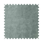 Kansas Distressed Sky Blue Coloured Velour Velvet Upholstery Curtains Fabric - Made To Measure Curtains
