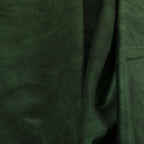 Kansas Distressed Pine Green Coloured Velour Velvet Upholstery Curtains Fabric - Made To Measure Curtains
