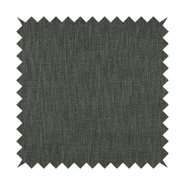 Madagascar Linen Weave Furnishing Fabric In Grey Black Colour - Handmade Cushions