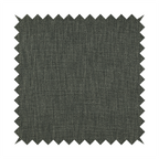Madagascar Linen Weave Furnishing Fabric In Grey Black Colour - Handmade Cushions