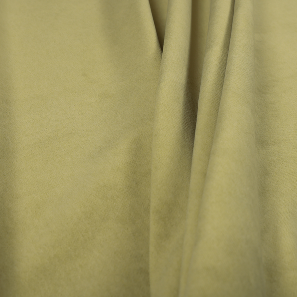 Samaya Cotton Velvet Soft Pastel Coloured Fabric In Apple Green - Handmade Cushions