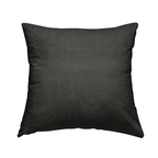 Samaya Cotton Velvet Soft Pastel Coloured Fabric In Grey Black - Handmade Cushions